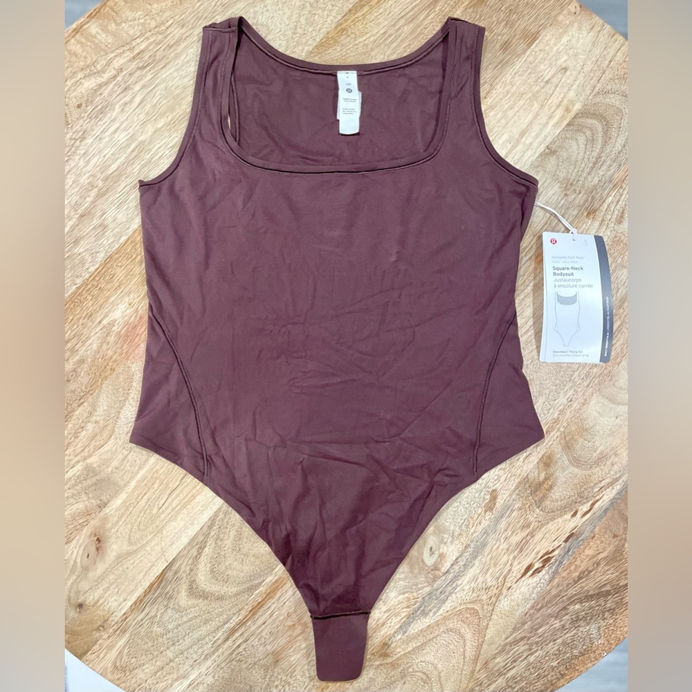Lululemon Ultra-Soft Square Neck Sleeveless Thong Cut Bodysuit